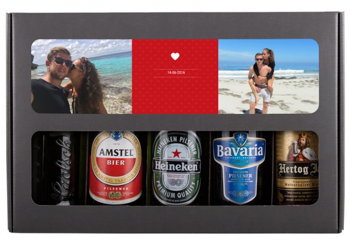 Cadeaupakket met Nederlandse bieren (pilseners)